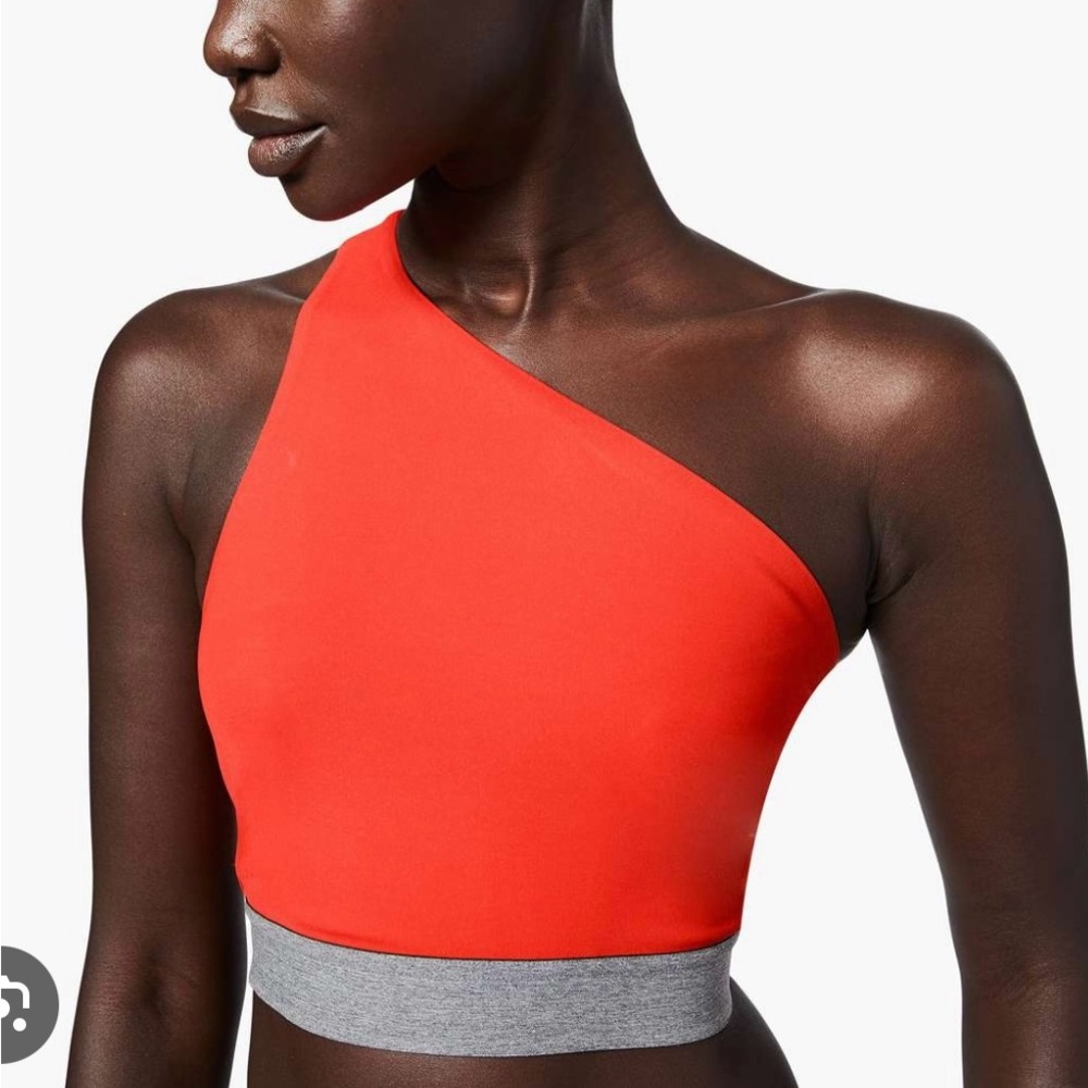 lululemon athletica Red One-Shoulder Top